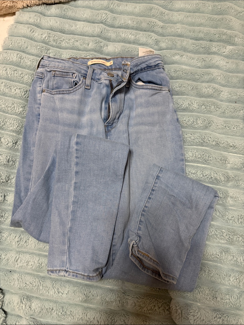Levi's Light Blue Straight Leg Women's Jeans